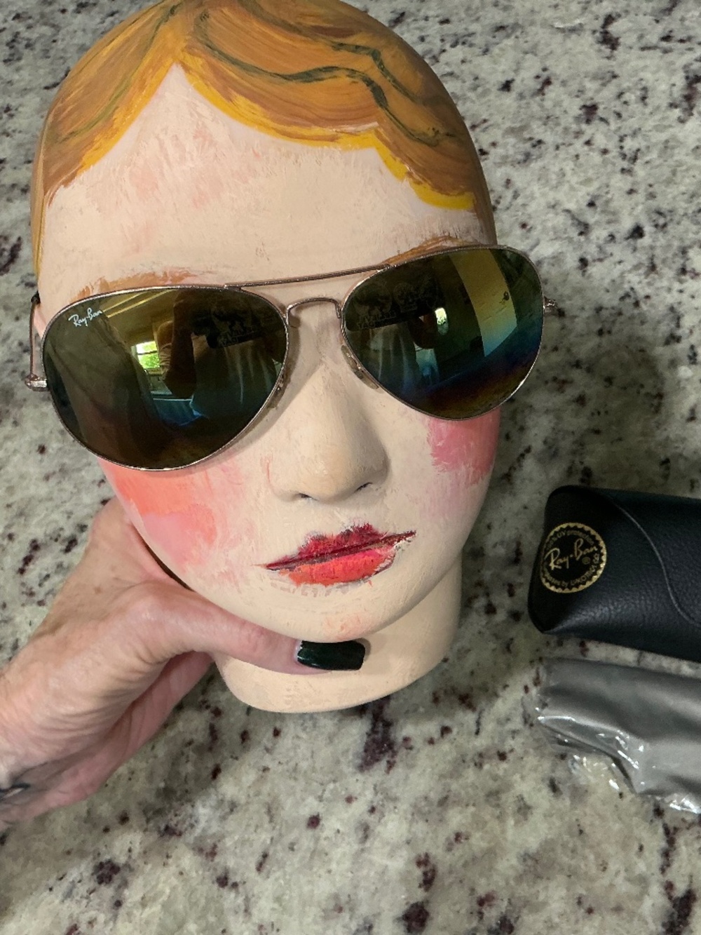 Authentic Ray Ban Aviator Sunglasses